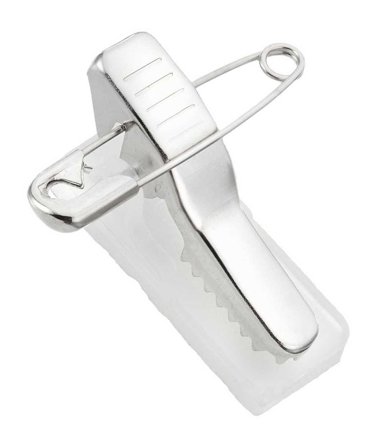 PEACH Clip mit Befestigungsnadel und selbstkl. Pad 100St.