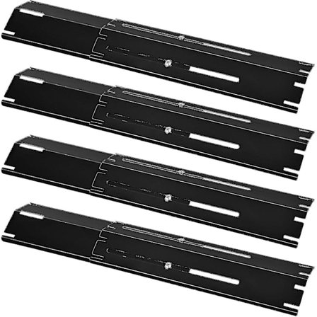 4 st Justerbara Värmespridare, 30-53cm Värmeplatta Gasgrill Kit Grilltillbehör Verktyg för De Flesta Gasgrillar Universell Grillreservdel_ryy