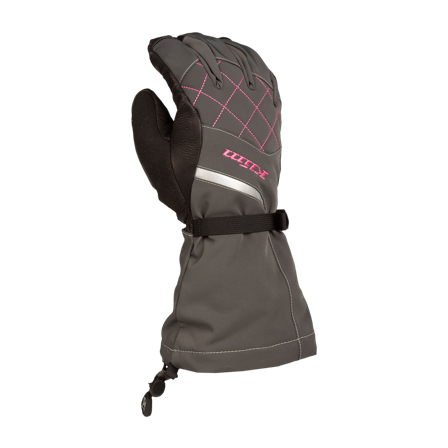 Guantes de Nieve Mujer Klim Allure Knockout Rosa/Asfalto S
