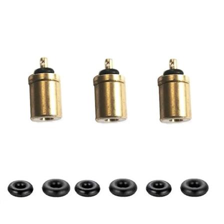 Gasspåfyllingsadapter for å fylle butantanker, Utendørs Campingkomfyr Gassylinder Gastank Brenner Tilbehør Mini Inflasjonsventil[C] 3pcs