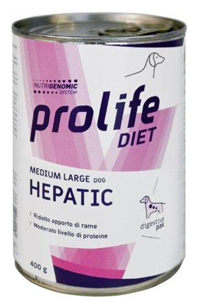 Prolife Diet Dog Hepatic Cibo Umido Per Cani Taglia Media/Grande