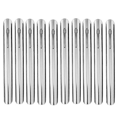 Smuleskrape for spisestuen, smuleskrape i stål, mat, kjøkkenbenk, sølv, 10 stk - Perfekt