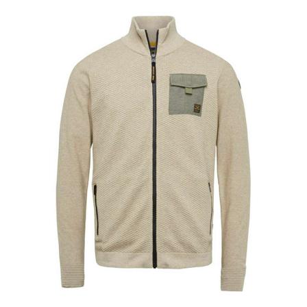 PME Legend, Zip jacket cotton Beige, Heren, Maat:S