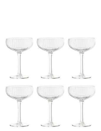 Bloomingville Astrid Champagne Glass - Nude - Ø11XH15CM
