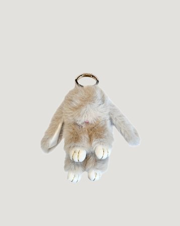 Dark Department Bunny Bag Charm Beige Accessoarer Pige - Kids Brand Store