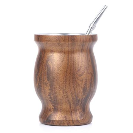 Yerba Mate Cup Rostfritt Stål 8oz Argentinska Yerba Mate