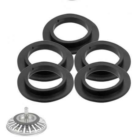5-pack badkarsavlopps-tätning, handfat, badrumsvask, läpptätning,