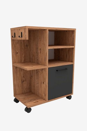 Hanah Home - Skab til flere formål Rebusa - Brun - Aflastningsborde & sideborde - Fra Homeroom