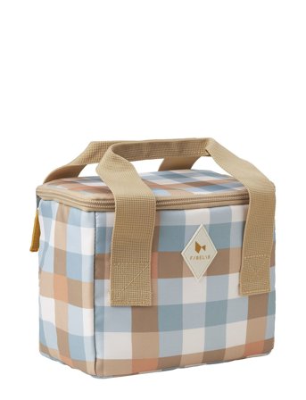 Fabelab | Lunch Cooler Bag - Cottage Blue Checks | 22X11X6CM