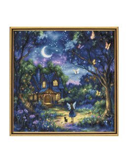 Broderikit billede Lunas have - LetiStitch