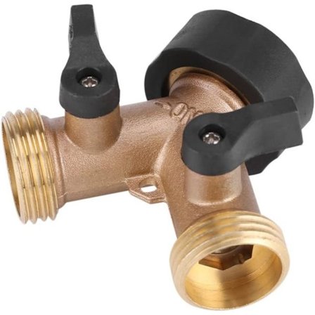 Y-koblinger med vannkranadapter Messing 2-veis rørkontakt Y