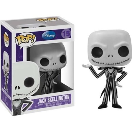Figur - Funko Pop! - The Nightmare Before Christmas - Jack Skellington - Svart och grå - 10 cm