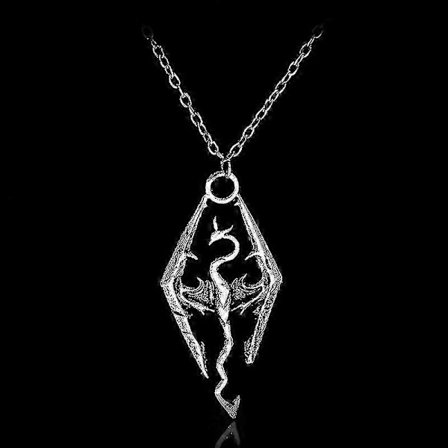 Game Dragon The Elder Scrolls V Vedhæng Halskæde Smykker Hele Skyrim Choker Til Mænd Smykker Halskæde Kæde 2025