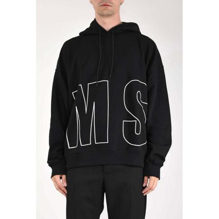 Msgm Hoodies Sort, Herre