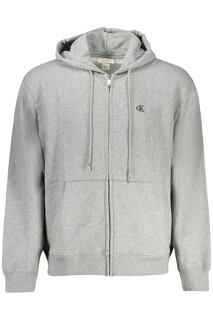 Calvin Klein Felpa Con Zip Uomo Grigio