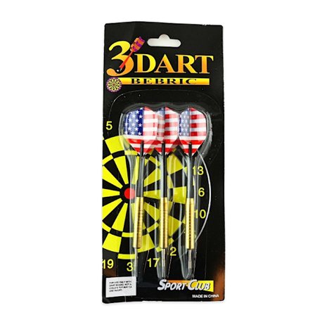 3 pack dart arrows - uk flag fins