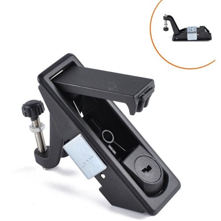 Verktygslåda/skåp/bagage/kompressionsdörrlås - (med sandblästrad låscylinder)