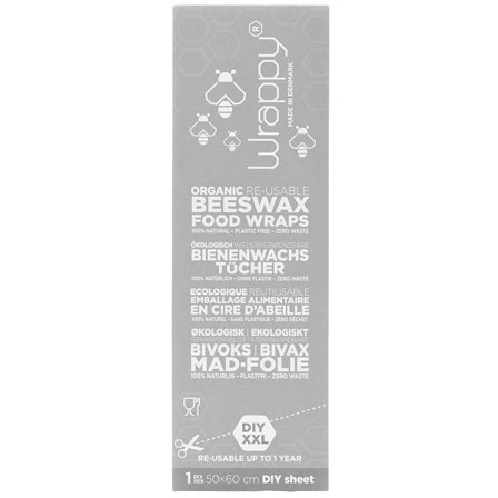 Wrappy Økologisk Genanvendeligt Bivoks Madindpakning XXLarge, Tøj & Bolig, Køkken & Bord, Øvrig