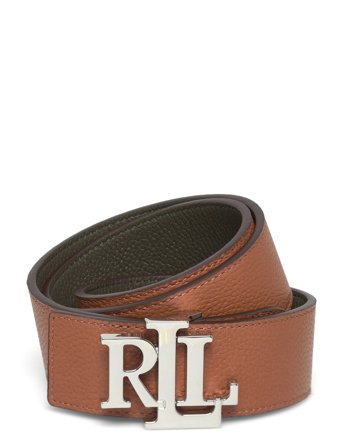 Lauren Ralph Lauren | Reversible Pebbled Leather Wide Belt | XL