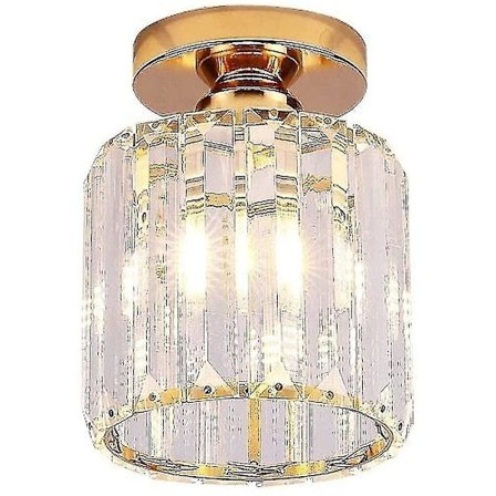 Lampor Small Crystal Ceiling Light Crystal Ch Elier Modern LED Taklampa Pendel