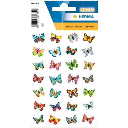 HERMA Stickers Mini sommerfugler 1 ark