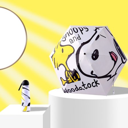 Snoopy Parasol Fällbart Paraply, UV-skydd, UV-skydd, 10