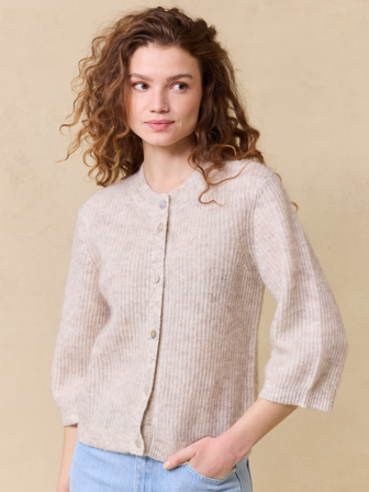 Jean Paul Femme - Henny cardigan - Dame - Grå - Gensere & Cardigans - M
