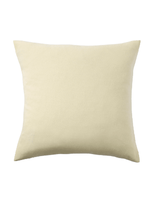 Åhléns Home Enfärgat kuddfodral MIKA 48x48 cm Kuddar Gul ONESIZE