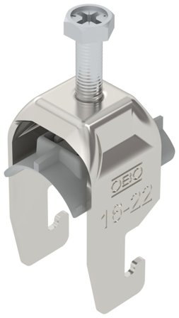 Obo Bettermann BS-U1-K-22 A2 Kabelhållare 16-22 mm, Installationsmaterial