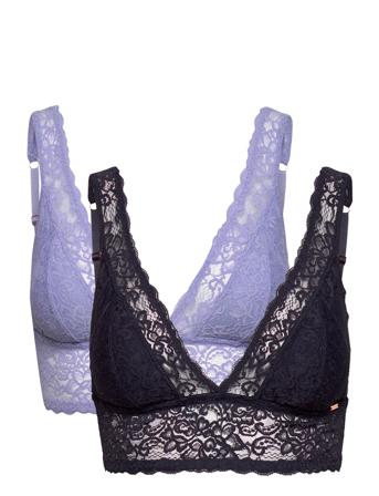 Light_Padded Lana/Eco-2Pp Bralette Black Dorina