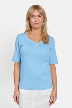 SIGNATURE - Kortærmet T-shirt - Lys Blå