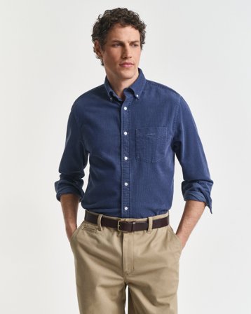 GANT Herren Regular Fit Cordhemd (XL)