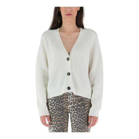 Ganni Cardigans Hvid, Dame