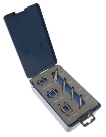 Harlingen 509259 Dubbhålsborrsats 10 delar, Borra & mejsla