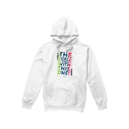 Star Wars Herr Force Is Strong Hoodie XL Vit