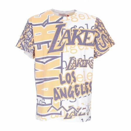 Mitchell & Ness, t-shirt Wit, Heren, Maat:M