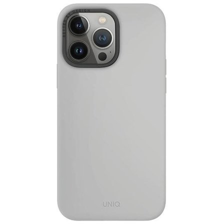 Uniq Lino Hue Magclick ladeveske for iPhone 15 Pro Max - lysegrå
