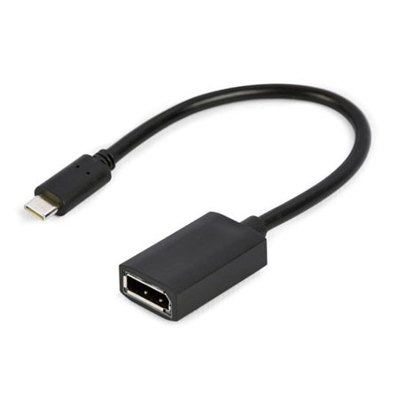 USB-C – DisplayPort Adapterikaapeli – 4K UHD (60 Hz), DP Alt Mode, 15 cm