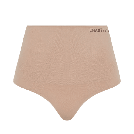 Chantelle Smooth Comfort High-Waist Thong Underkläder Dam Beige XL
