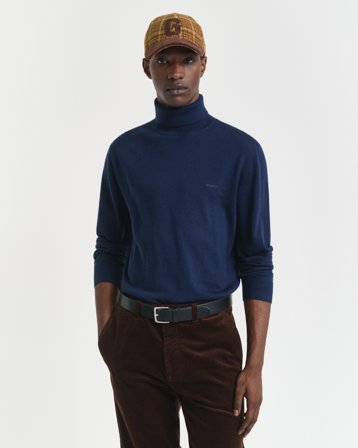 GANT Herren Rollkragenpullover aus extrafeiner Merinowolle (XXL)