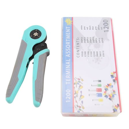 Holkkipuristustyökalu putkimainen / tappiliitin Ammattimainen sähköasentajapihdit Max Crimper, säädettävät räikkätyökalut