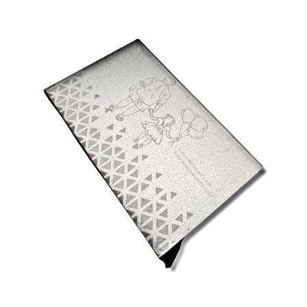 Farsdag Present Korthållare För Kreditkort & Businesskort Anti-s Silver