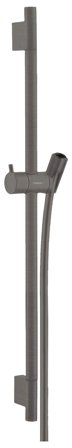 Hansgrohe Unica S Puro 28632340 Dusjstang med slange, Ø22x650 mm Børstet svart krom, Baderom