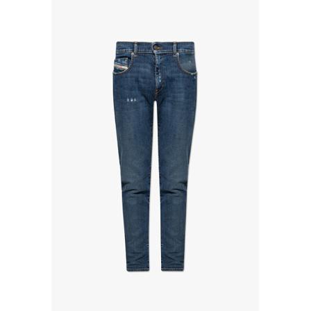 Diesel, 2019 D-Strukt L.32 jeans Blauw, Heren, Maat:W30 L32