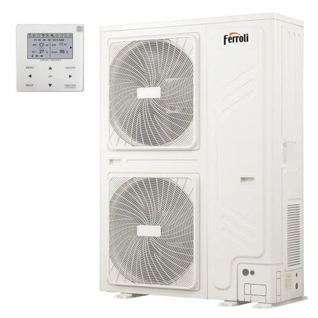 Pompa di calore aria acqua Ferroli Omnia M 3.2 22 kW Monoblocco Trifase Inverter R32 A++