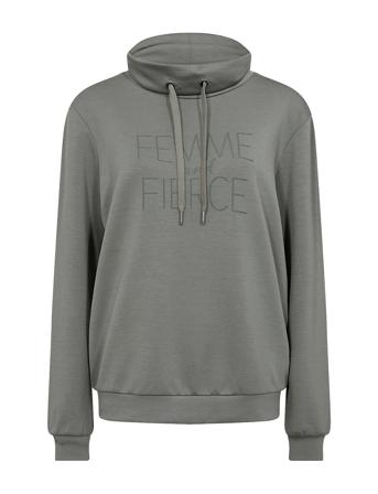 Sc-Banu Tops Sweatshirts & Hoodies Sweatshirts Grey Soyaconcept