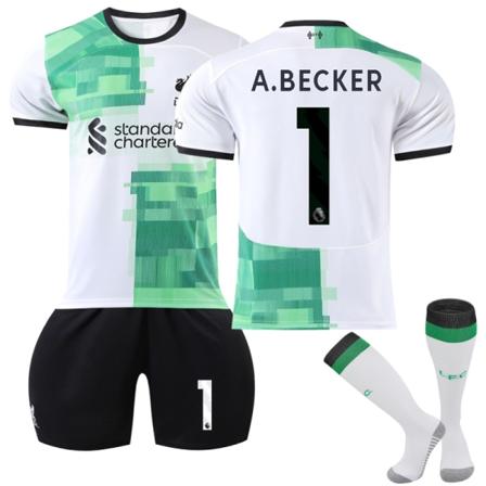 2023/24 Liverpool Borta Alisson Becker #1 Fotbollströja 24(140-145CM)