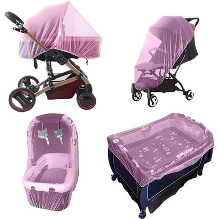 Erittäin suuri salattu hyttysverkko äidille ja vauvalle, mukava hyttysverkko lastensänkyyn, hyönteissuoja rattaille, matkustaminen