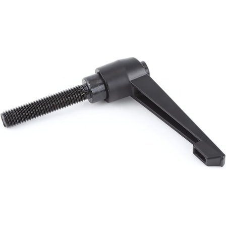 1 stk. M10 Han-gevind Klemmehåndtag Justerbart Håndtag Sort 25-50mm H