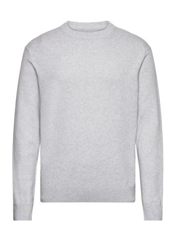 Structured Basic Knit Tom Tailor Grey
